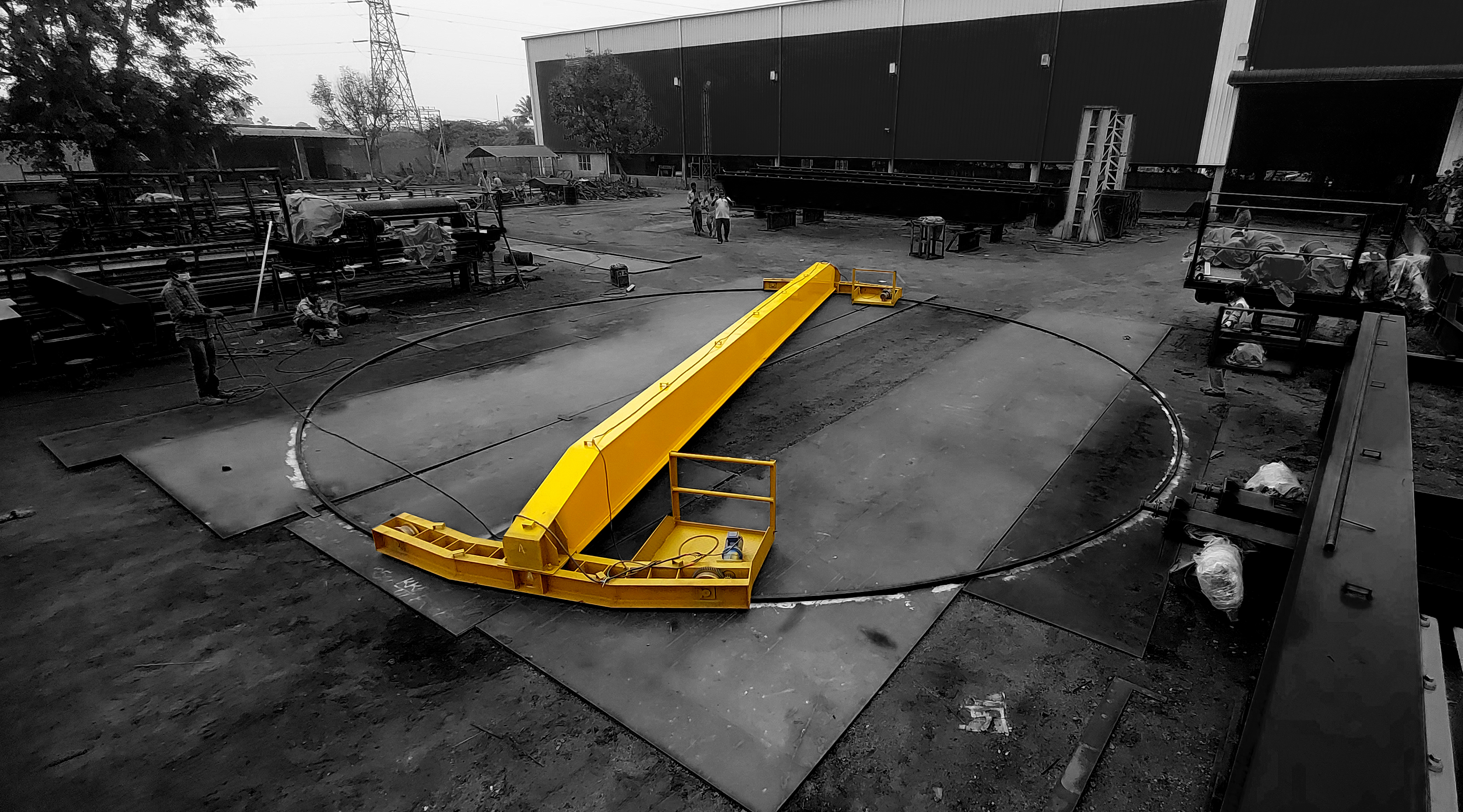 mega crane manufacture Single Girder Circualr Crane
