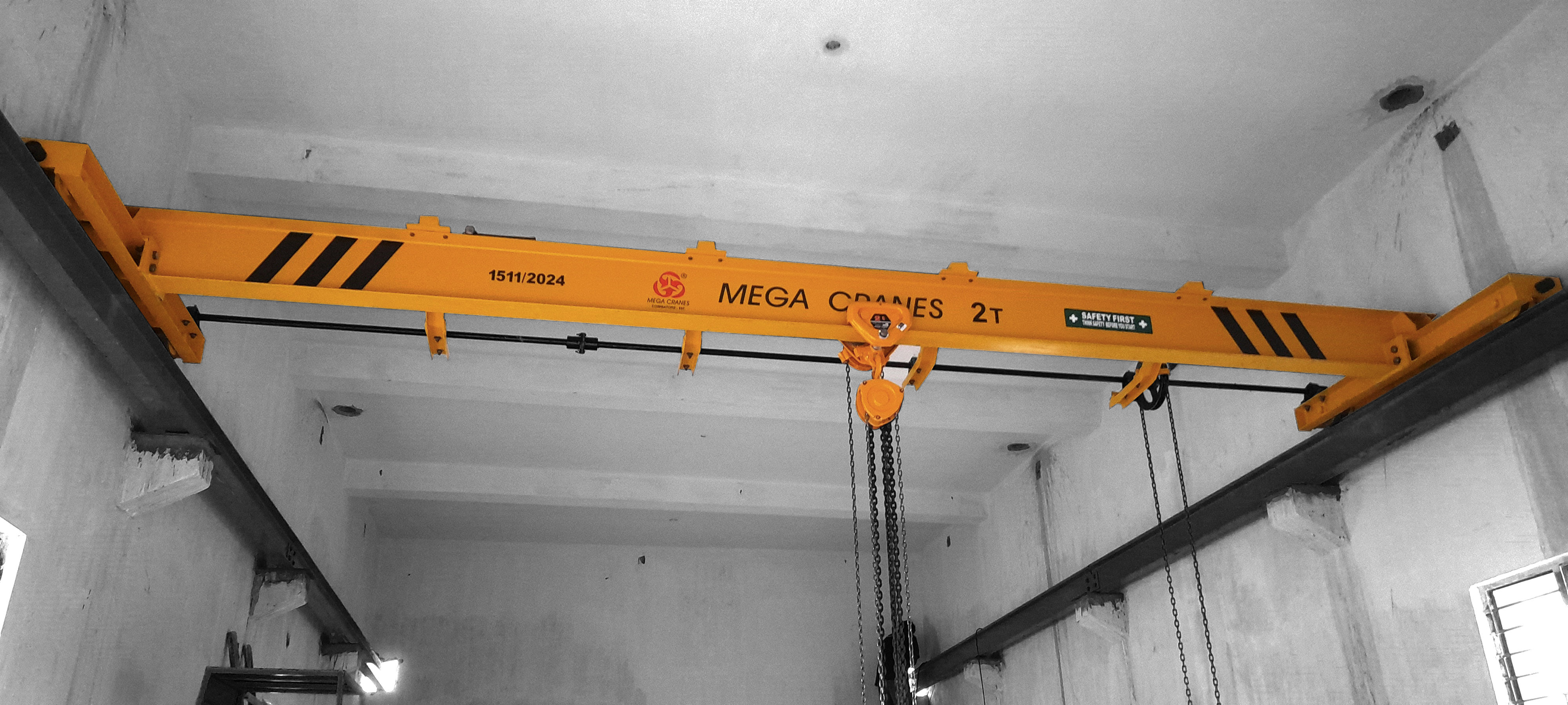 mega crane manufacture Single Girder HOT Crane